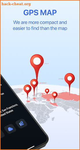 Gps map navigation compass screenshot