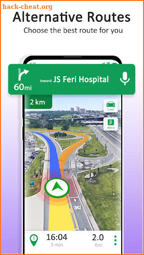 GPS Map Navigation - Driving Direction, Route Plan screenshot