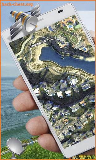 GPS Map Navigation Satellite View & Live Earth Map screenshot