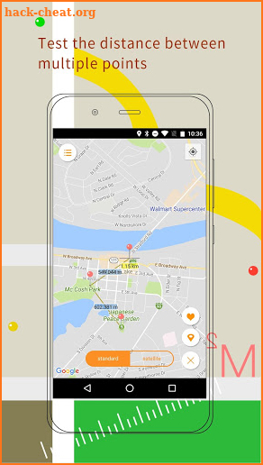 GPS Map Ruler - Distance Measure & Area Measure screenshot
