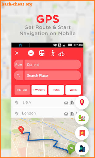 GPS Maps, GPS Navigation, Driving Directions screenshot