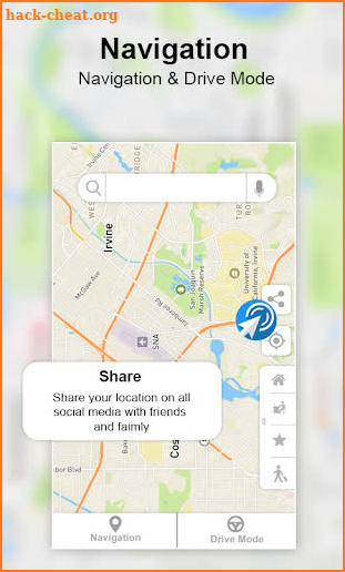 GPS, Maps, GPS Navigation, voice navigation screenshot