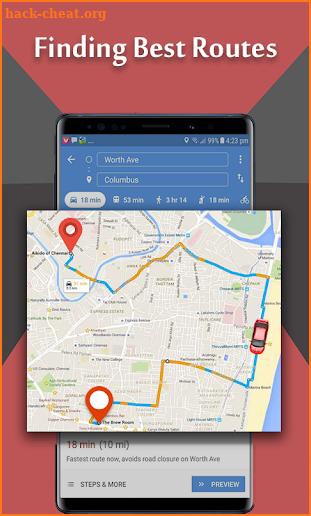 GPS Maps Navigation & Route Finder Live Direction screenshot