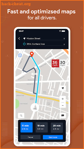 GPS Maps, Navigation by Mapbox screenshot
