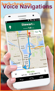 GPS Maps Navigation - Voice GPS routes Navigation screenshot