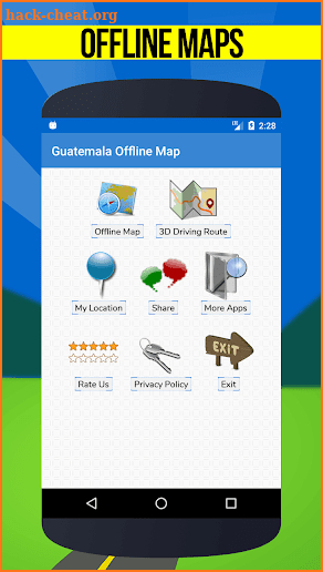 🌏 GPS Maps of Guatemala : Offline Map Navigation screenshot