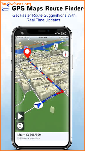 GPS Maps Route Finder Navigation Live Traffic screenshot