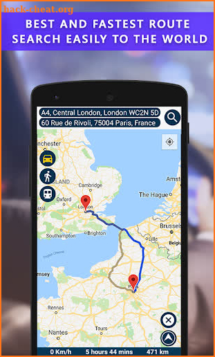 GPS Maps, Voice Route Finder & Area Measurement screenshot