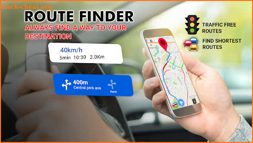 GPS Navigation & Maps Route screenshot