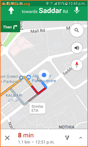 GPS Navigation - Drive with Voice, Map & Direction screenshot