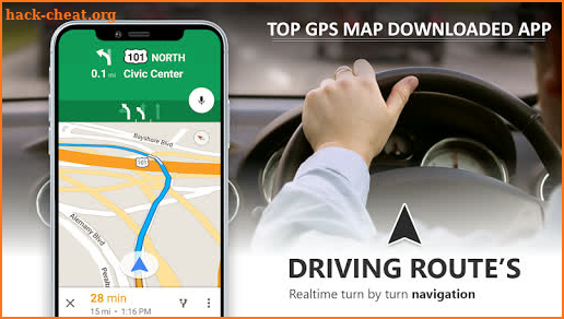 GPS Navigation Live Maps - Route Map Direction screenshot