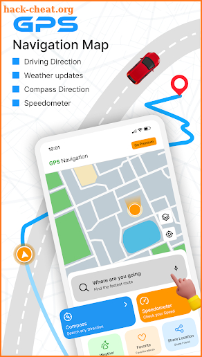 GPS Navigation Map & Direction screenshot