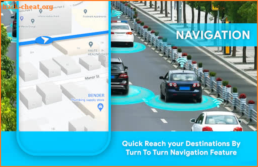 GPS Navigation - Map Locator & Route Planner screenshot