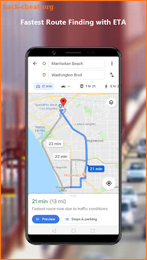 GPS Navigation Maps Directions - Route Planner screenshot