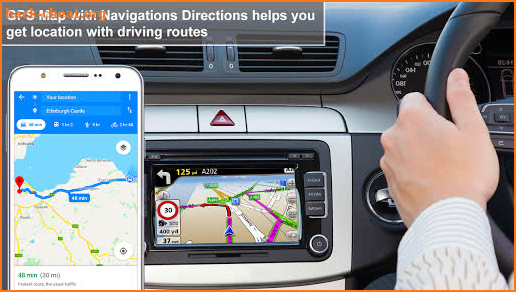 GPS Navigation Maps: Earth Map & Travel Navigation screenshot