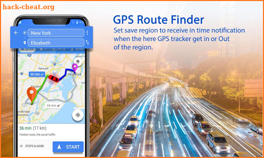 GPS Navigation Maps Online: Route Finder & Transit screenshot