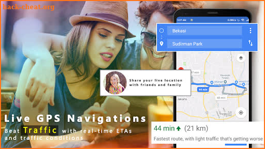 GPS Navigation Route Finder & Live Speed Tracker screenshot