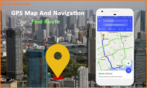 GPS Navigation Route Maps - Driving Directions screenshot
