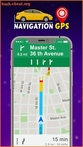 gps navigation route planner screenshot