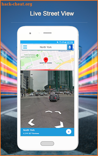 GPS Navigation Route Planner - Live Street View screenshot