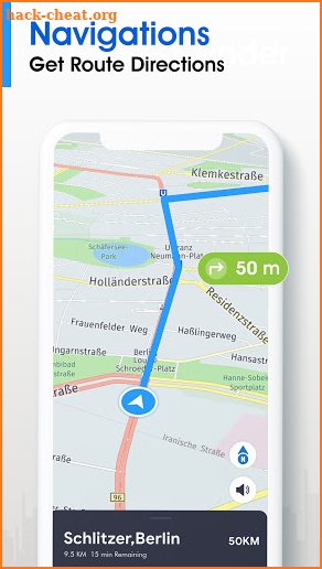 GPS Navigator - Live Traffic, Navigation & Weather screenshot