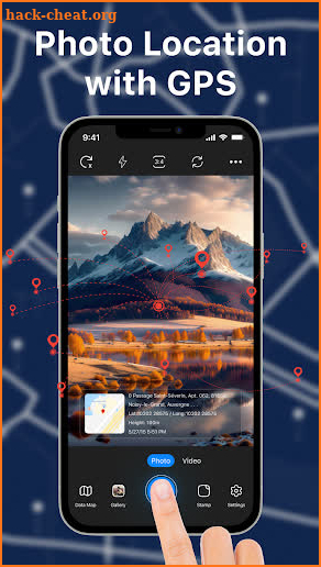 GPS Photo Location & Timestamp screenshot