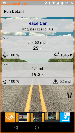 GPS Race Timer screenshot