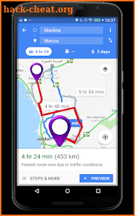 GPS Route Finder & Location Tracker Free screenshot