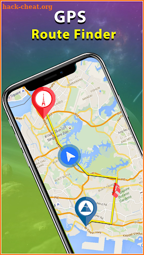 GPS Route Finder & Maps, Live Navigation & Tracker screenshot