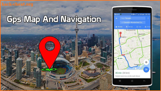 GPS Route Finder & Transit: Maps Navigation Live screenshot
