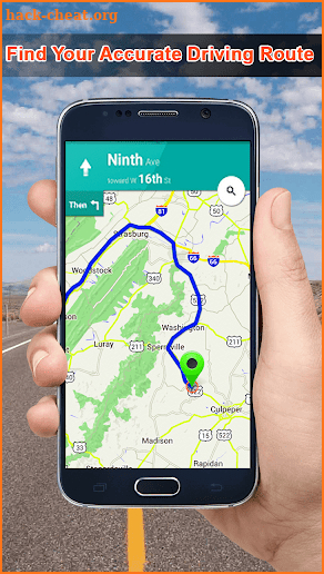 GPS Route Finder Driving - Accurate Compass screenshot
