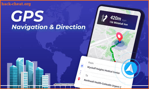 GPS Route Finder - GPS Location, Map Navigation screenshot