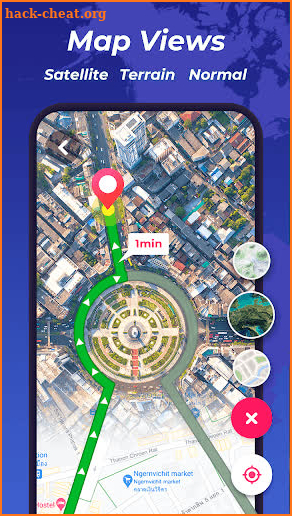 GPS Route Finder - GPS Location, Map Navigation screenshot