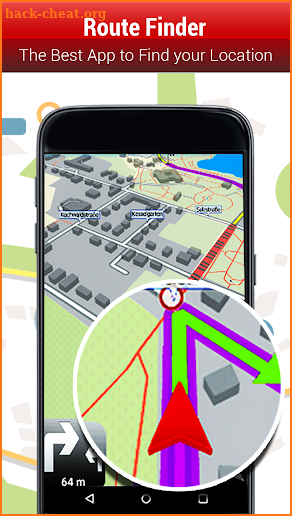 GPS Route Finder;  GPS Navigation Maps Directions screenshot
