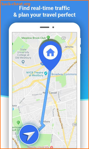 GPS Route Finder - Maps Navigation & Traffic screenshot
