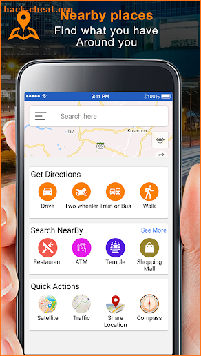 GPS Route Finder: Maps, Navigation, Directions screenshot