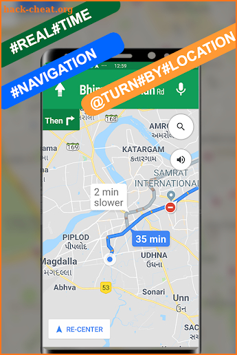 GPS Route Finder - Navigation & Direction screenshot