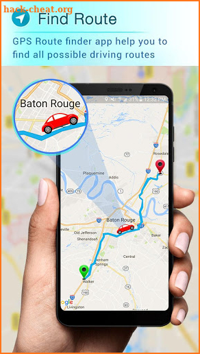 GPS Route Finder - Route Tracker Maps & Navigation screenshot