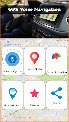 GPS Route Finder : Voice Navigation and Directions screenshot