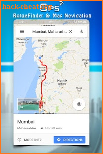 GPS Route, Navigation, Live Maps & Street View screenshot