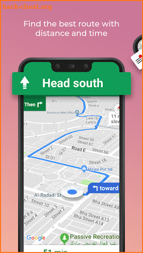 Gps Route Navigation Live, Voice Traffic Direction screenshot