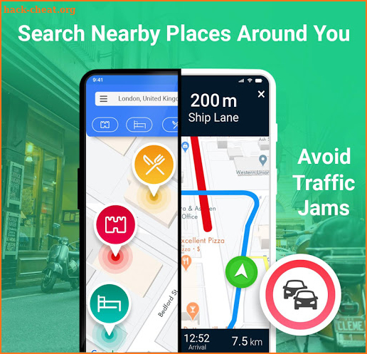 GPS Route Planner : Navigation Map & Route Tracker screenshot