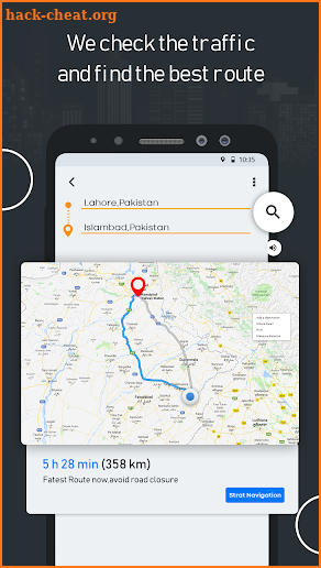 GPS Route Transit & Travel Navigation Satellite screenshot