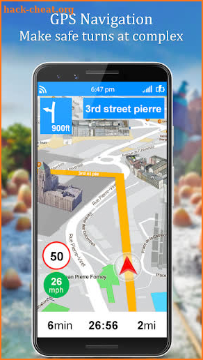 GPS Satellite Navigate Directions & Earth Maps screenshot