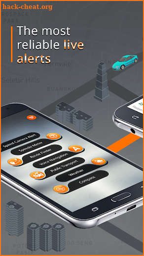 GPS Speed Camera Detector Free - Speed Alert App screenshot