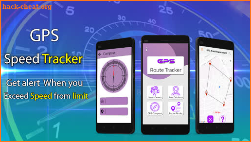 GPS Speed Tracker land area calculator Route find screenshot