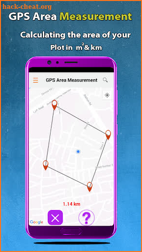 GPS Speed Tracker land area calculator Route find screenshot