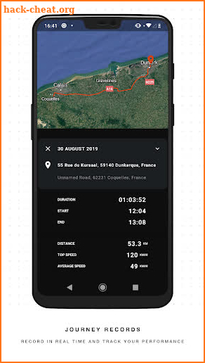 GPS Speedometer & Journey Recorder - RAMS Velocity screenshot