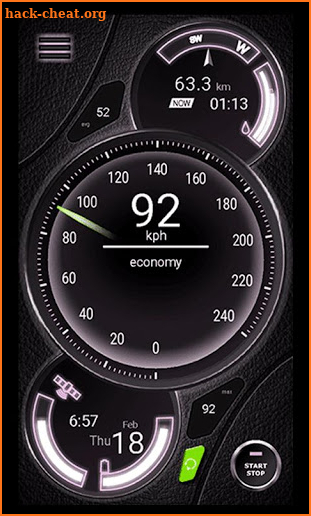 GPS Speedometer & Live Car Direction Map screenshot
