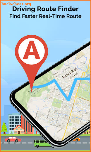 GPS Speedometer & Route Finder Map screenshot